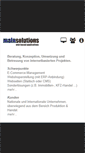 Mobile Screenshot of mainsolutions.de